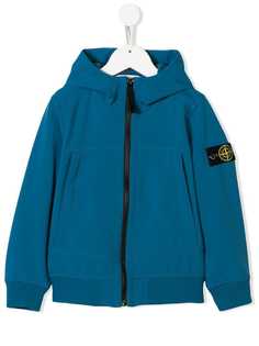 Stone Island Junior куртка на молнии с капюшоном