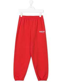 Balenciaga Kids logo print track pants