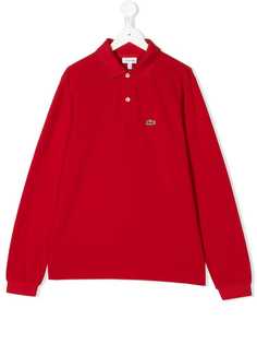 Lacoste Kids рубашка-поло с длинными рукавами