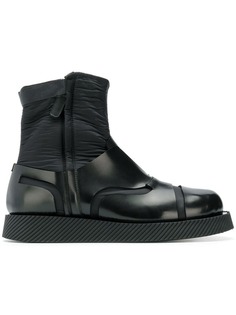 Jil Sander ботинки с панельным дизайном