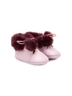 Pèpè fur lining crib shoes