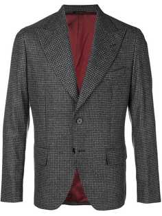 Leqarant checked suit jacket