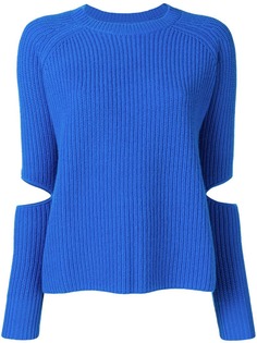 Zoe Jordan свитер с разрезами на рукавах