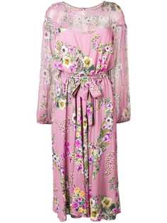 Blugirl платье с цветочным рисунком