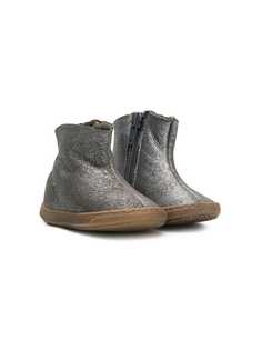 Pèpè metallic ankle boots