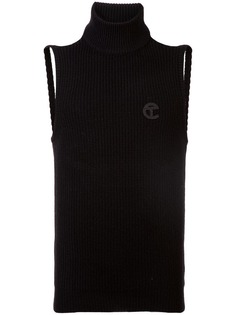 Telfar топ с высокой горловиной и вырезом на спине