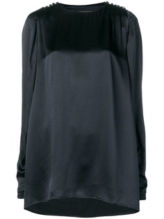 Fendi Vintage блузка с длинными рукавами