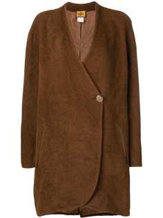 Fendi Vintage пальто на пуговице