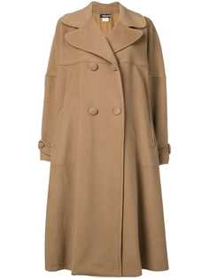 Fendi Vintage двубортное пальто миди