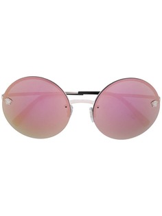 Versace Eyewear солнцезащитные очки в круглой оправе Medusa