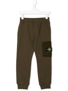 Stone Island Junior спортивные брюки с логотипом