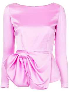 Safiyaa London блузка с завязкой на бант