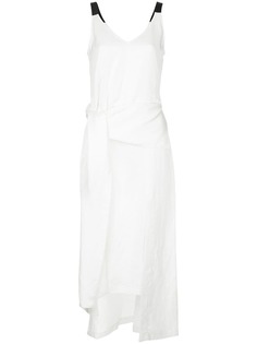 Taylor long asymmetric dress