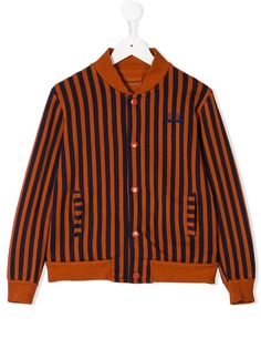 Bobo Choses куртка-бомбер в полоску