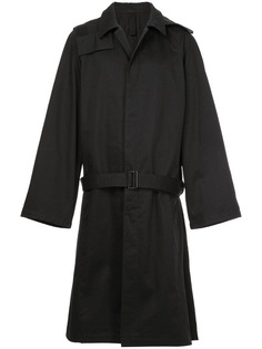 Lemaire однобортное приталенное пальто с поясом