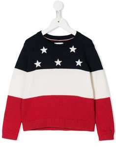 Tommy Hilfiger Junior трикотажный джемпер со звездами