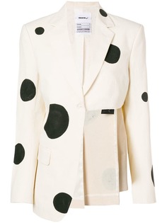 Seen dotted blazer