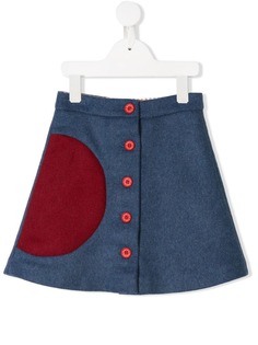 #Mumofsix contrast patch skirt