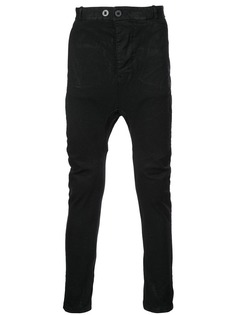 11 By Boris Bidjan Saberi брюки с заниженным шаговым швом