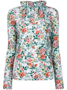Golden Goose Deluxe Brand блузка с цветочным принтом