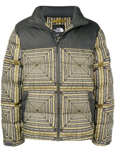 The North Face пуховая куртка со слоганами