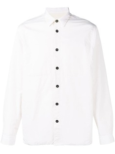 Jil Sander рубашка с длинными рукавами и мятым эффектом