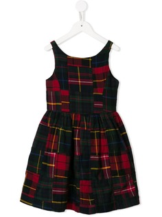 Ralph Lauren Kids платье в клетку тартан без рукавов