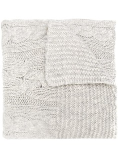 Woolrich шарф вязки с косичками