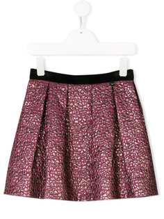 Lanvin Enfant драпированная текстурная юбка
