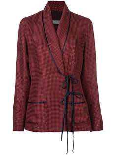 Raquel Allegra блейзер в горох с запахом