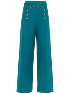 Nk Collection buttoned palazzo pants