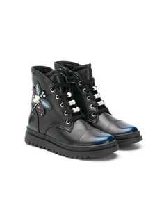 Geox Kids сапоги на шнуровке