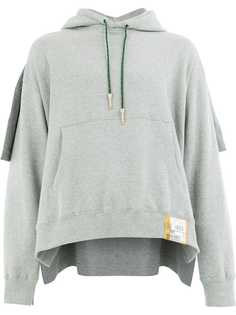 Maison Mihara Yasuhiro худи с многослойным дизайном