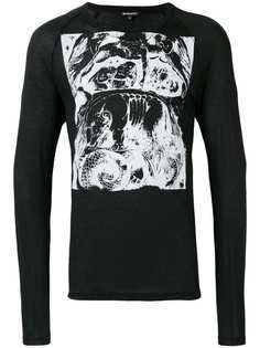 Ann Demeulemeester футболка с абстрактным принтом