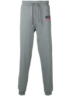 Moschino спортивные брюки с логотипом сбоку