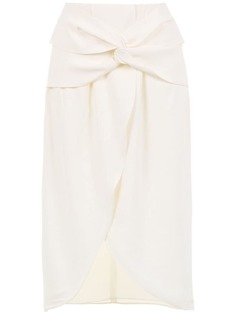 Framed Teshima midi skirt
