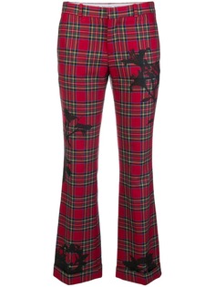 Each X Other checked print trousers