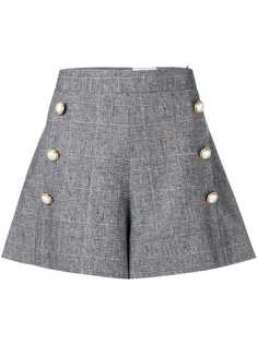 Forte Dei Marmi Couture расклешенные шорты Glen в клетку