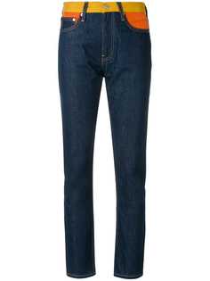 Calvin Klein Jeans джинсы узкого кроя с контрастной талией