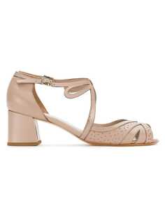 Sarah Chofakian panelled leather sandals