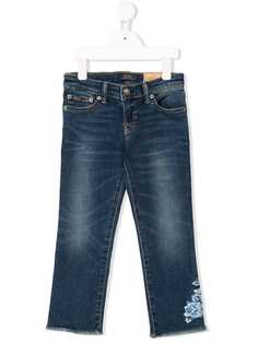 Ralph Lauren Kids джинсы с цветочной вышивкой