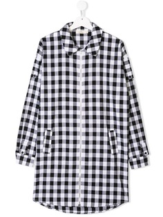 Andorine TEEN long checked shirt