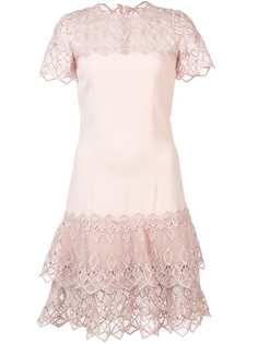 Jonathan Simkhai платье мини с ромбами