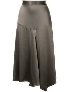 Des Prés асимметричная сатиновая юбка