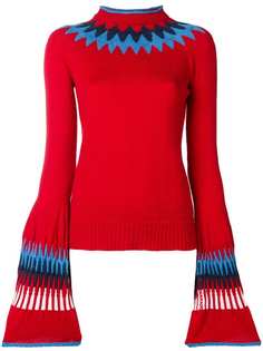 Sonia Rykiel джемпер с контрастной отделкой