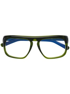 Marni Eyewear солнцезащитные очки в массивной квадратной оправе