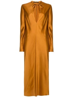 Haider Ackermann платье с горловиной на завязке
