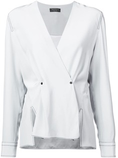 Rag & Bone приталенная блузка с длинными рукавами
