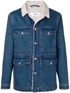 Ami Alexandre Mattiussi джинсовая куртка с подкладкой