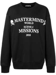 Mastermind Japan толстовка с принтом логотипа